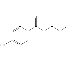 4-羟基苯戊酮结构式_2589-71-1结构式