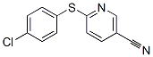 2-(4-氯苯硫醇)吡啶-5-苄腈结构式_259683-22-2结构式