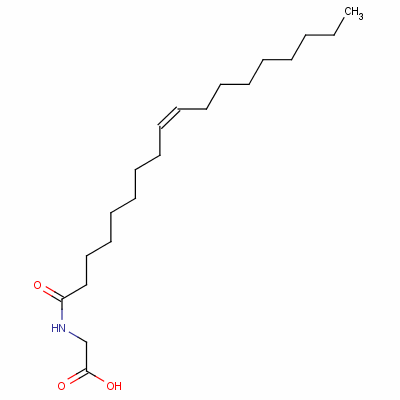 2-[[(Z)-十八碳-9-烯酰基]氨基]乙酸结构式_2601-90-3结构式