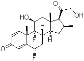 双氟可龙结构式_2607-06-9结构式
