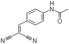 2-(4-乙酰氨基苯亚甲基)丙二腈结构式_26088-79-9结构式