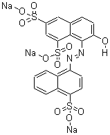 胭脂红色素结构式_2611-82-7结构式