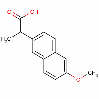 2-(6-Methoxy-2-naphthyl)propanoic acid Structure,26159-31-9Structure
