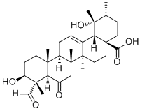 3,19-二羟基-6,23-二氧代-12-乌苏烯-28-酸结构式_261768-88-1结构式