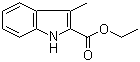 3-甲基-2-吲哚甲酸乙酯结构式_26304-51-8结构式