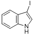 3-碘吲哚结构式_26340-47-6结构式