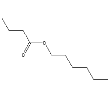 丁酸己酯结构式_2639-63-6结构式