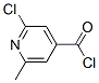 2-氯-6-甲基吡啶-4-甲酰氯结构式_26413-58-1结构式