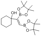 1-乙烯基-(顺式-1,2-双(4,4,5,5-四甲基-1,3,2-二噁硼烷-2-基))-1-环己醇结构式_264144-69-6结构式