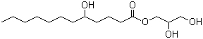 5-羟基十二酸甘油酯结构式_26446-32-2结构式