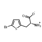 D-3-(2-(5-Br-噻吩))-丙氨酸结构式_264903-54-0结构式