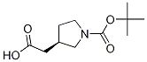 (R)-1-Cbz-3-吡咯烷乙酸结构式_264903-86-8结构式