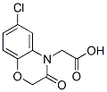 (6-氯-3-氧代-2,3-二氢-苯并[1,4]噁嗪-4-基)-乙酸结构式_26494-58-6结构式