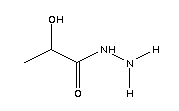 2-Hydroxypropanehydrazide Structure,2651-42-5Structure