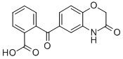 2-[(3-氧代-3,4-二氢-2H-1,4-苯并噁嗪-6-基)羰基]苯羧酸结构式_26513-80-4结构式