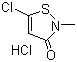 5-氯-2-甲基异噻唑啉-3-酮盐酸盐结构式_26530-03-0结构式