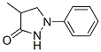 1-苯基-4-甲基-3-吡唑烷酮结构式_2654-57-1结构式