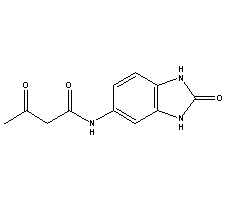 5-乙酰乙酰氨基苯并咪唑酮结构式_26576-46-5结构式