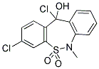 3,11-二氯-6,11-二氢-6-甲基-二苯并[c,f][1,2]硫氮杂卓 5,5-二氧化物结构式_26638-66-4结构式
