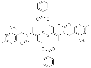 二苯甲酰二硫化硫胺结构式_2667-89-2结构式