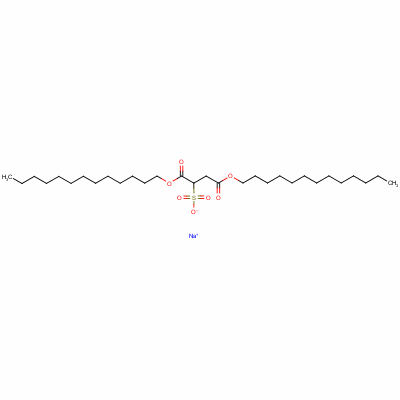 硫代丁烯二酸-1,4-二(十三烷基酯)钠盐结构式_2673-22-5结构式