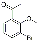 1-(3-Bromo-2-methoxyphenyl)ethan-1-one Structure,267651-23-0Structure