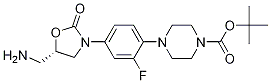 (S)-4-(4-(5-(氨基甲基)-2-氧代噁唑啉-3-基)-2-氟苯基)哌嗪-1-羧酸叔丁酯结构式_268209-15-0结构式