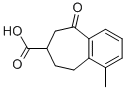 (+/-)-1-甲基-5-氧代-6,7,8,9-四氢-5H-苯并-7-环戊酸结构式_269084-22-2结构式