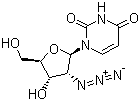 2-叠氮-2-脱氧尿苷结构式_26929-65-7结构式