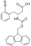 Fmoc-(r)-3-氨基-4-(2-氰基苯基)丁酸结构式_269726-81-0结构式