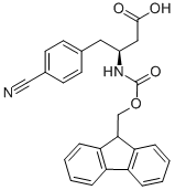 Fmoc-(s)-3-氨基-4-(4-氰基苯基)丁酸结构式_270065-90-2结构式