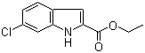 6-氯吲哚-2-羧酸乙酯结构式_27034-51-1结构式