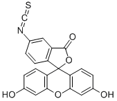 异硫氰酸荧光素结构式_27072-45-3结构式