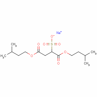 磺基丁二酸-1,4-二(3-甲基丁基)酯钠盐结构式_27115-04-4结构式