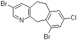 8-氯-3,10-二溴-5,6-二氢-11H-苯并[5,6]环庚烷并[1,2-B]吡啶结构式_272107-22-9结构式