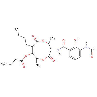 抗霉素A4结构式_27220-59-3结构式