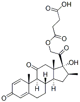 甲泼尼松半琥珀酸酯结构式_27303-92-0结构式