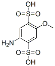 4-甲氧基苯胺-2,5-二磺酸结构式_27327-48-6结构式