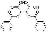 L-(-)-二苯甲酰酒石酸结构式_2743-38-6结构式