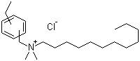 (乙基苄基)十二烷基二甲基氯化铵结构式_27479-28-3结构式