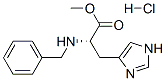 1-苯甲基-L-组氨酸甲酯单盐酸盐结构式_274927-61-6结构式