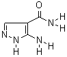 3-氨基-4-甲酰胺基吡唑半硫酸盐结构式_27511-79-1结构式