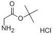 甘氨酸叔丁酯盐酸盐结构式_27532-96-3结构式