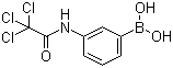 3-(2,2,2-三氯乙酰氨基)苯硼酸结构式_276669-74-0结构式