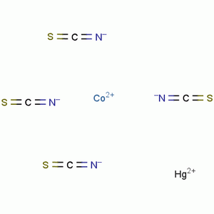 Mercury tetrathiocyanatocobaltate(ii) Structure,27685-51-4Structure
