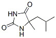 5-异丁基-5-甲基海因结构式_27886-67-5结构式