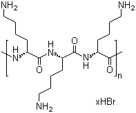 多聚-D-赖氨酸氢溴酸盐结构式_27964-99-4结构式