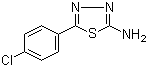 2-氨基-5-(4-氯苯基)-1,3,4-噻二唑结构式_28004-62-8结构式