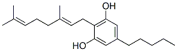 2-[(2E)-3,7-二甲基辛-2,6-二烯基]-5-戊基苯-1,3-二醇结构式_2808-33-5结构式