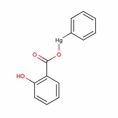 水杨酸苯汞结构式_28086-13-7结构式